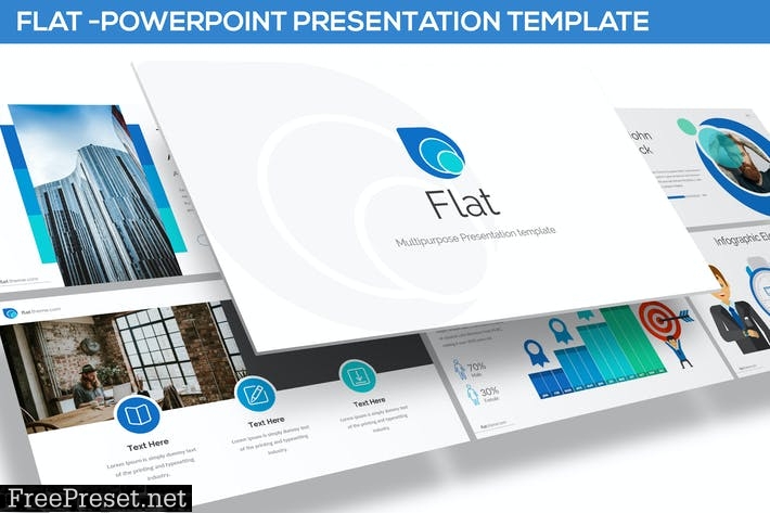 FLAT - POWERPOINT TEMPLATE A8QBR8