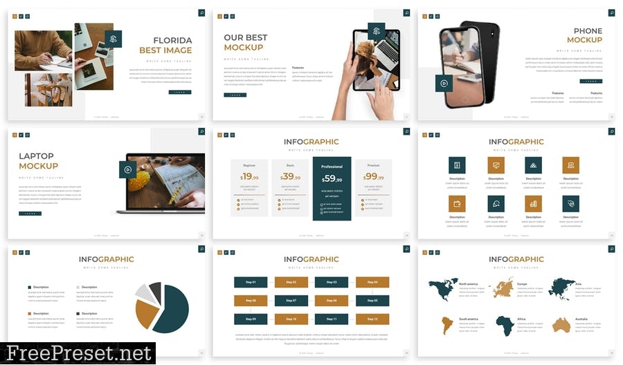 Florida - Creative Agency Prensentation Template 5JE5HQD