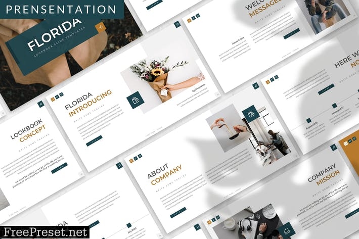 Florida - Creative Agency Prensentation Template 5JE5HQD