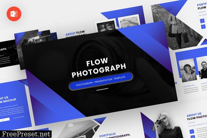 Flow - Photograph Powerpoint Template 7T5HCS7