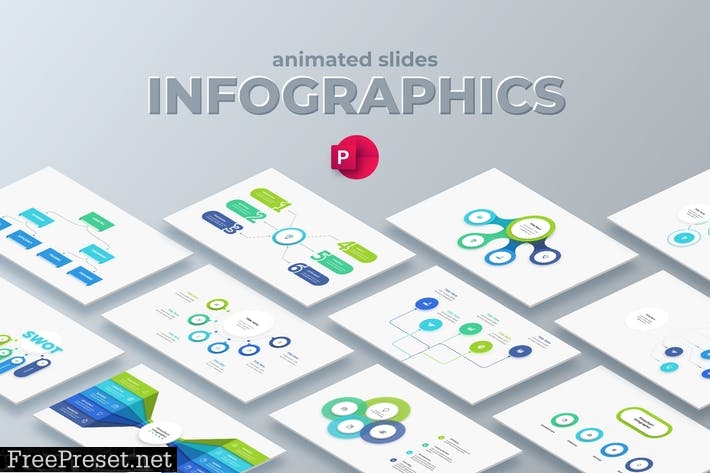 Flowcharts Animated Infographics EW92FG9