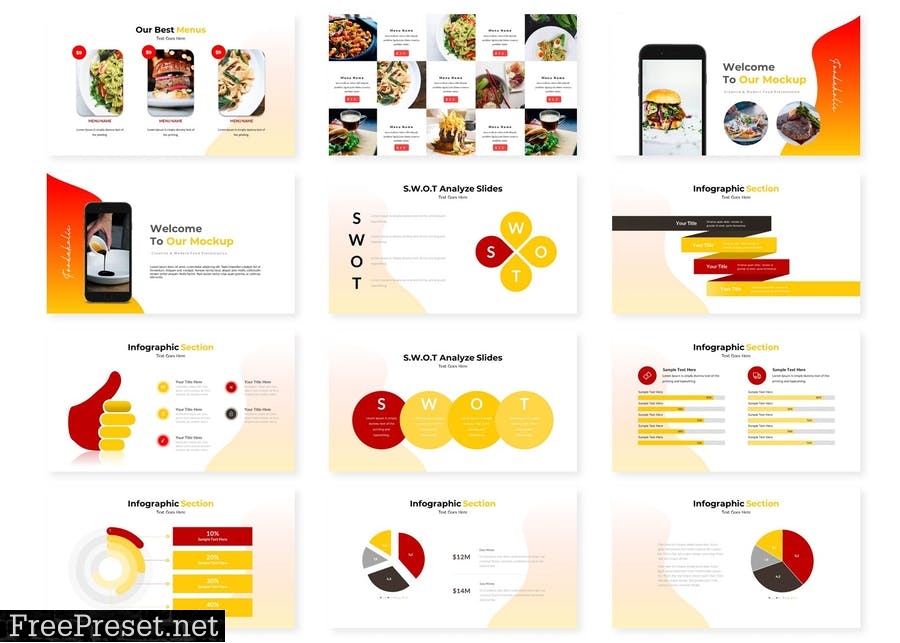 Foodaholic - Google Slides Template XZVL64