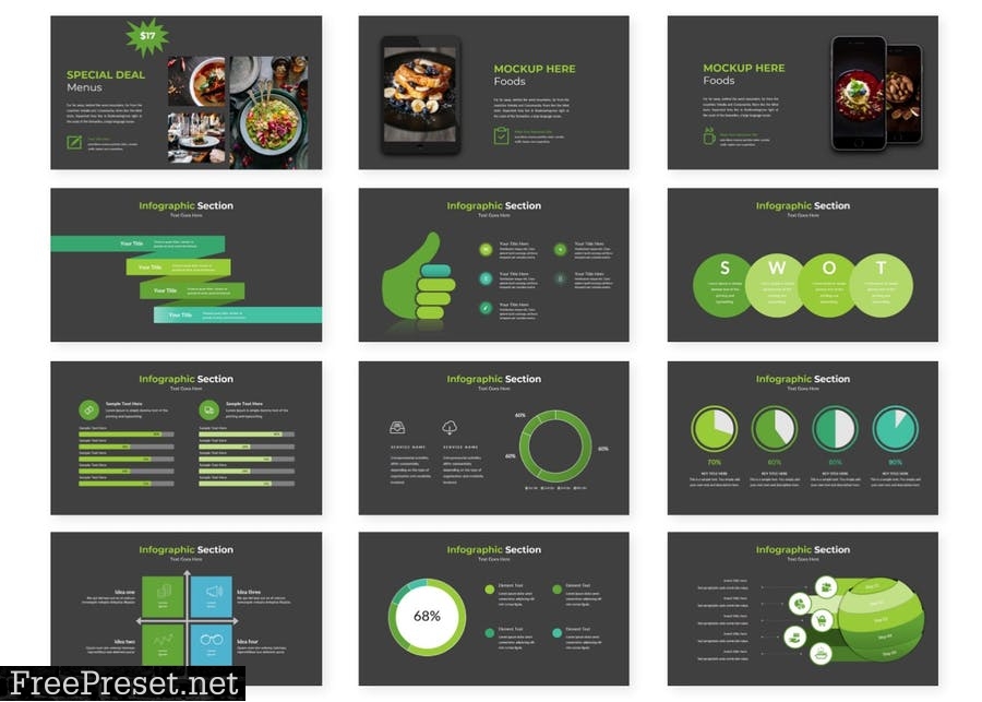 Foods - Presentation Template 3C5XGZ3