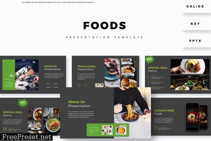 Foods - Presentation Template 3C5XGZ3