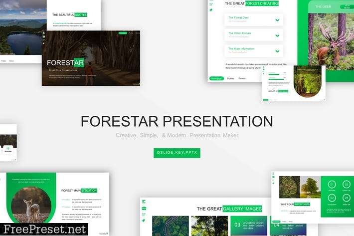 Forestarr Presentation Template 4ZRWLZ9