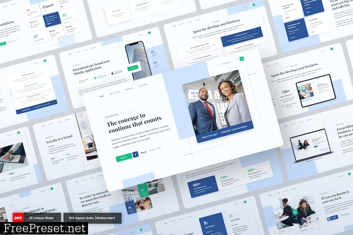 Fortag - Business PowerPoint Template 8HGPL4Y