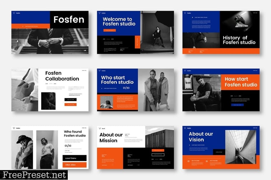 Fosfen – Business PowerPoint Template LRUZJ3M