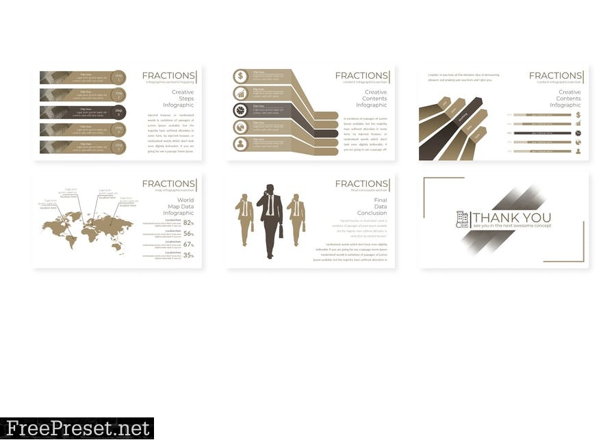 Fractions- Powerpoint Template KRT389