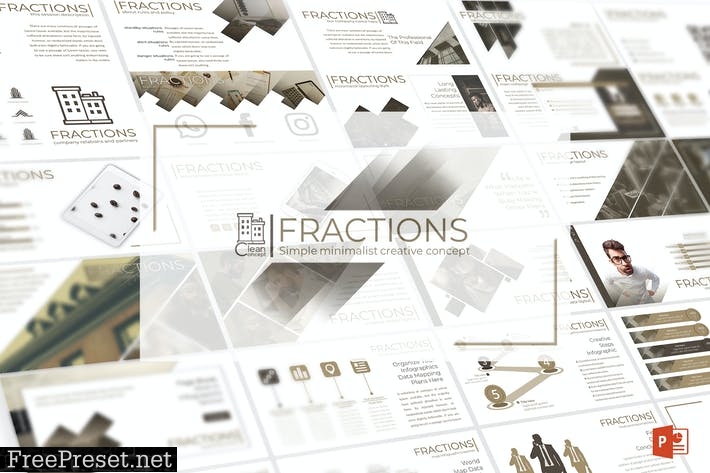 Fractions- Powerpoint Template KRT389