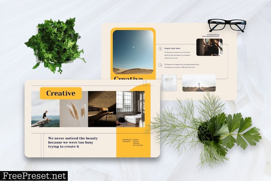 Frambe - Creative Brands Powerpoint Template ERTABXR