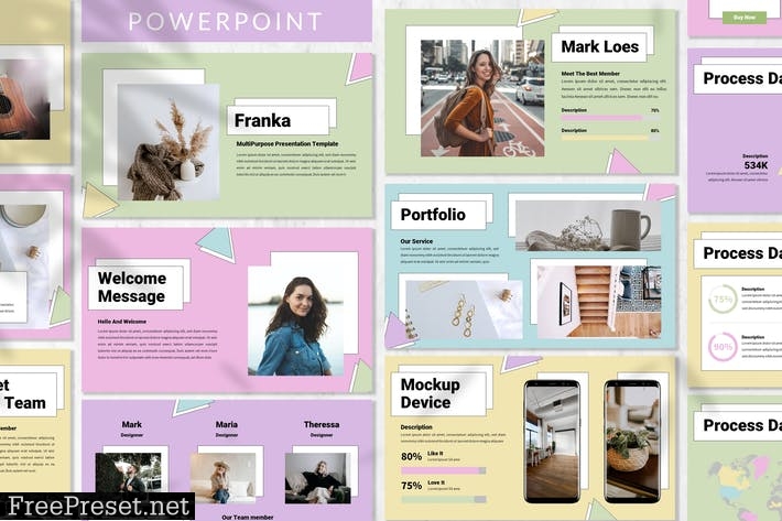 Franka - Creative Powerpoint Template EDRGC6U