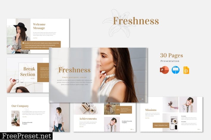 Freshness - Presentation Template 5REHXJU