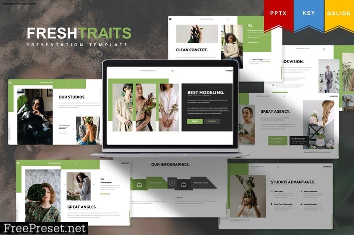 Freshtraits | Powerpoint, Keynote, Google Slides 42PU9FR