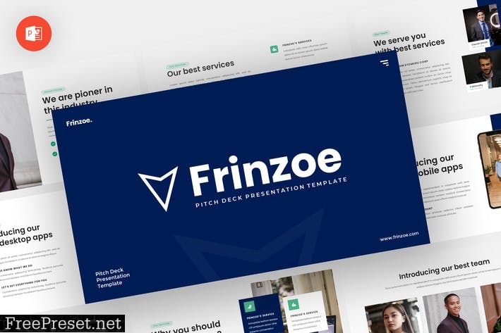 Frinzoe - Pitch Deck Powerpoint Template WXEL47Q