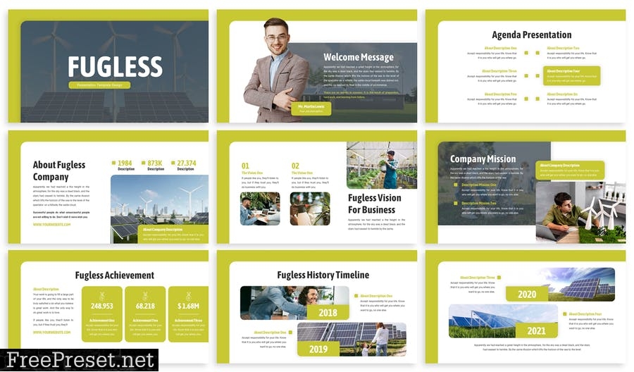 Fugless - Business Template Prensentation HMG2RTX