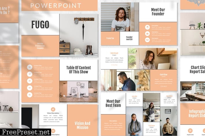 Fugo - Business Powerpoint Template X5WN4R2