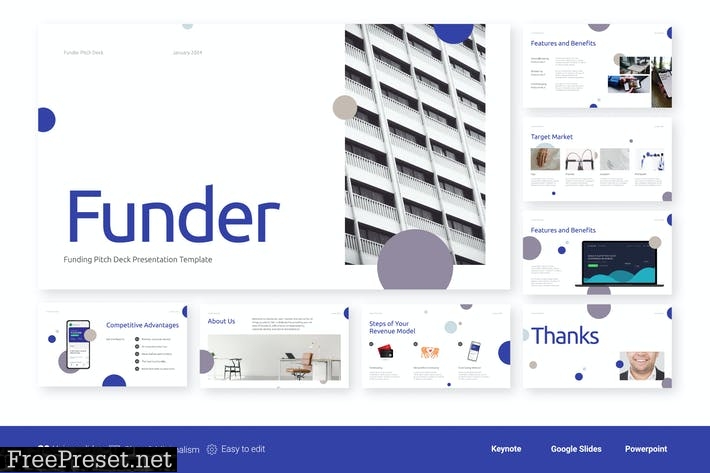 Funder - Funding Pitch Deck Presentation 7JWQFVD