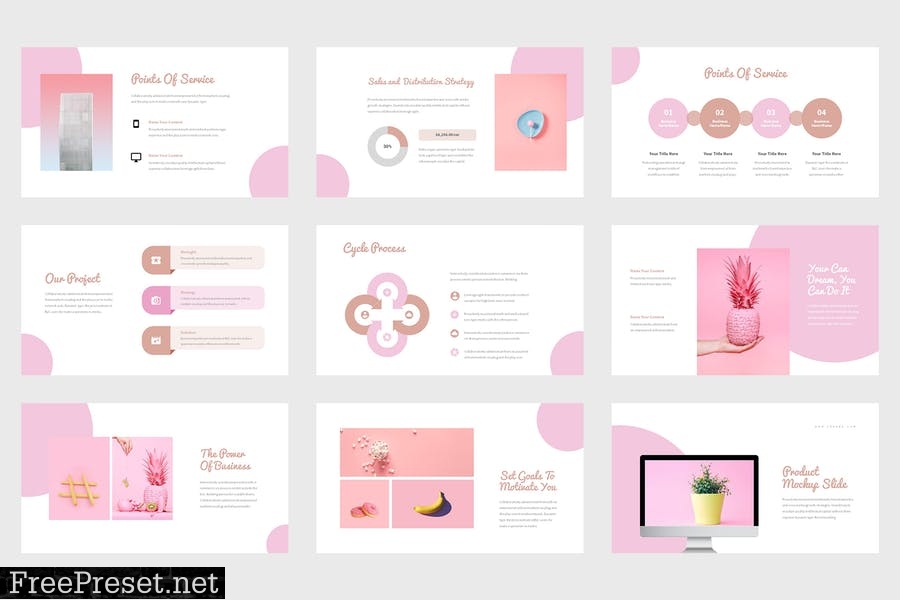 Furena - Pitch Deck Pink Powerpoint Template G6WQXLZ