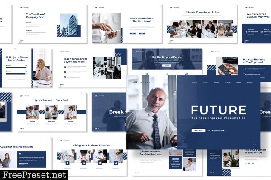 Future - Business Proposal Presentation Powerpoint RFWUF8T