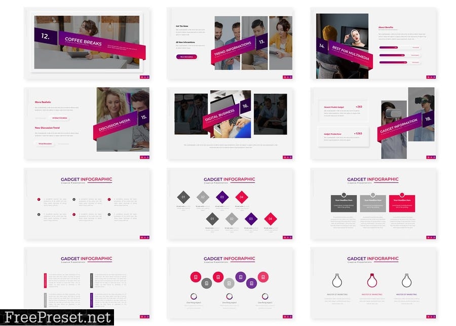 Gadget Inc Presentation Template CJ44L3S