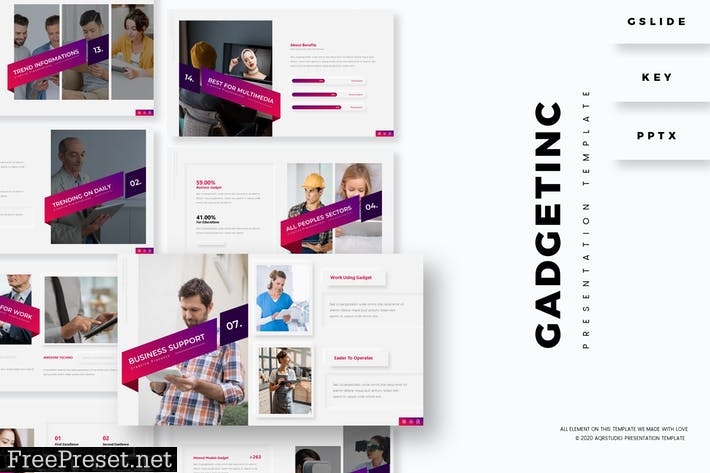 Gadget Inc Presentation Template CJ44L3S