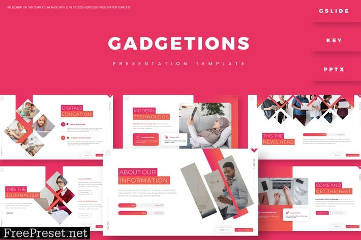 Gadgetions - Presentation Template CSUB8C9