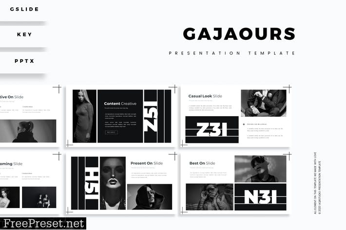 Gajaours - Presentation Template UCJEQ63