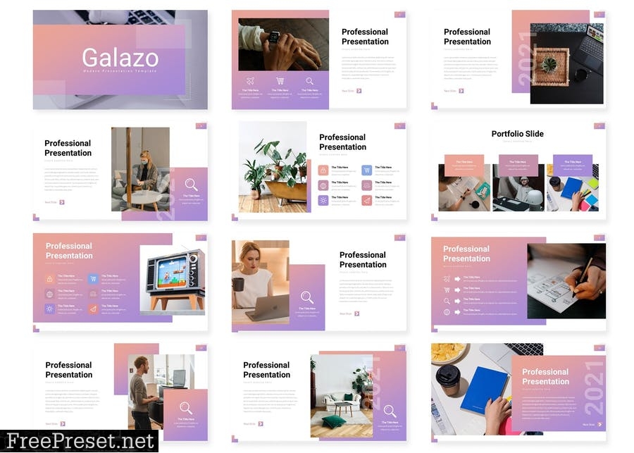 Galazo - Presentation Template CUA9JJ9