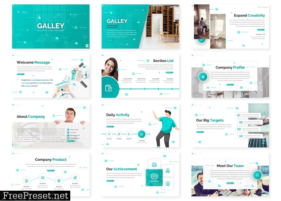 Galley - Presentation Template PSDW89Y