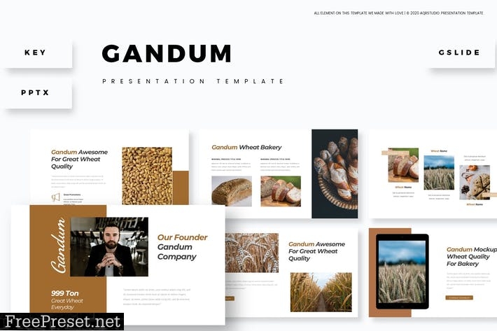 Gandum - Presentation Template 87B8YDT