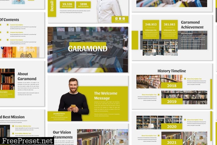 Garamond - Business Template Prensentation 9WNXY88