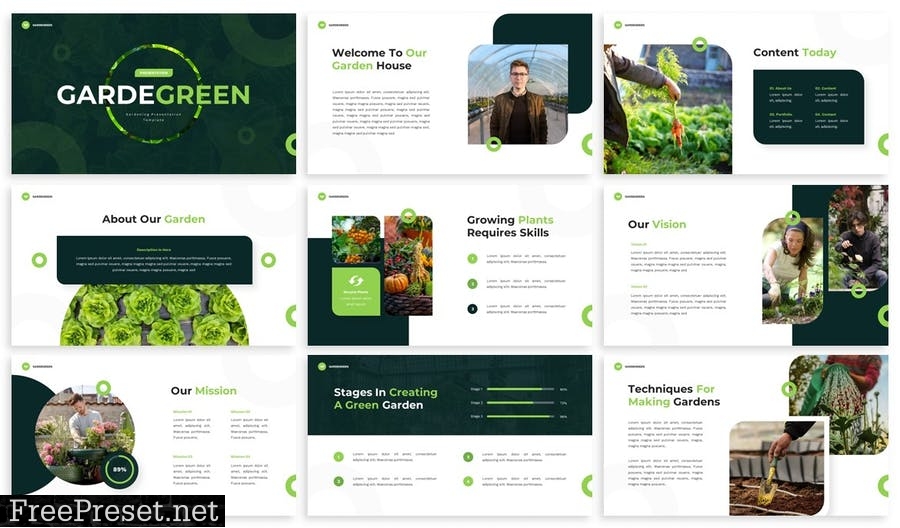 Gardegreen - Powerpoint Presentation Template ZBJN8V7