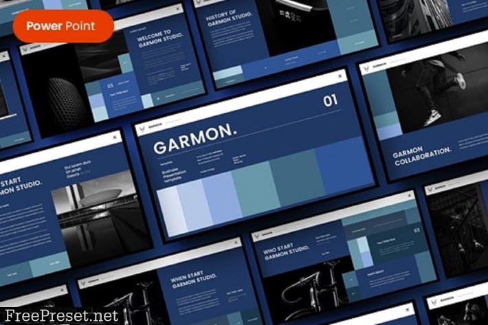 Garmon – Business PowerPoint Template 5ZK9PED