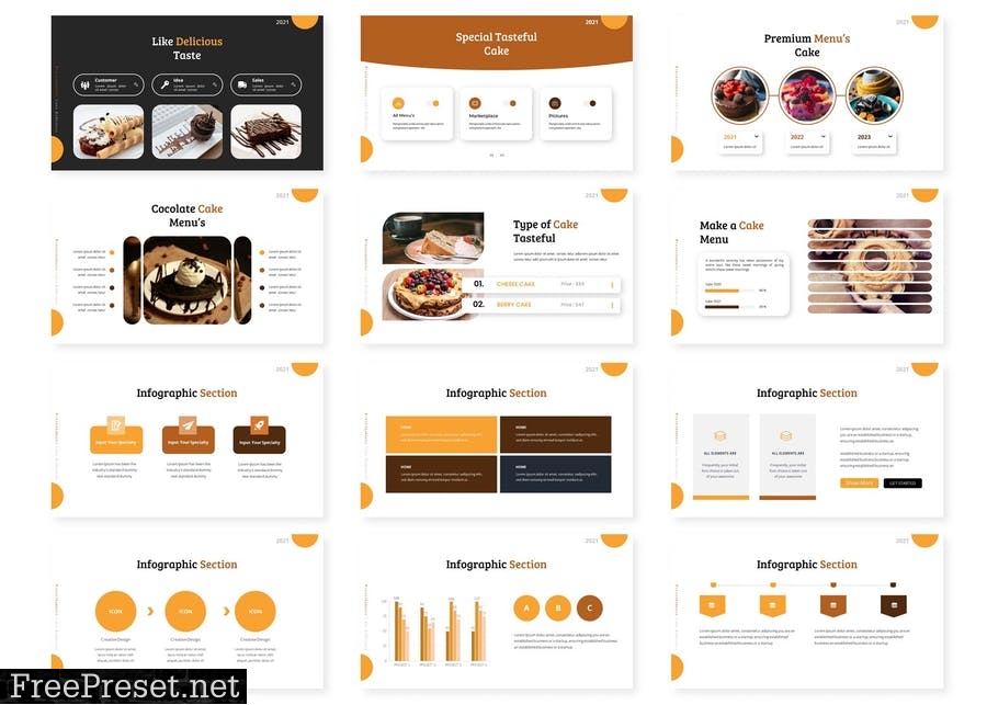 Gateau - Presentation Template L58YMHC