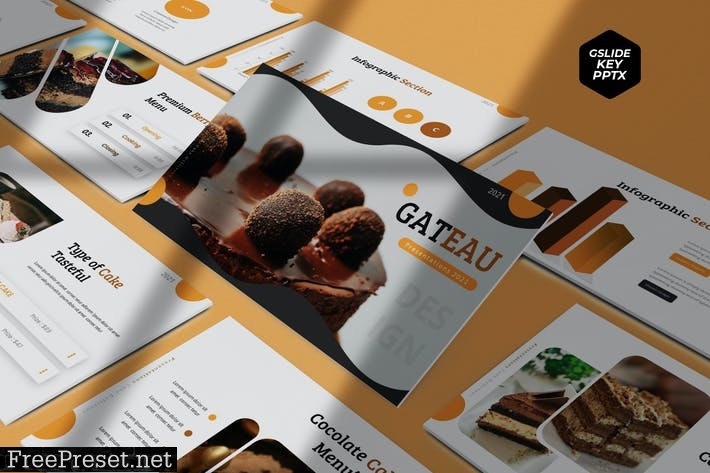 Gateau - Presentation Template L58YMHC