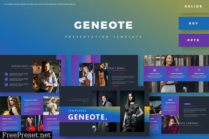 Geneote - Presentation Template TSBAXPX