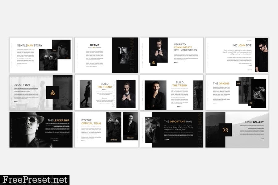 Gentleman - Presentation Template HHWCSNC