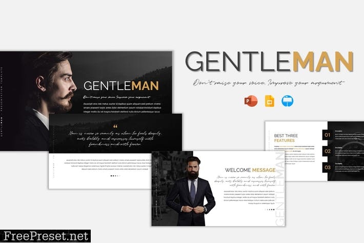 Gentleman - Presentation Template HHWCSNC