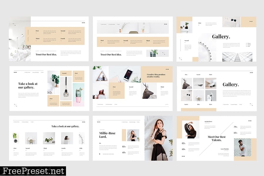 Genz - Personal Portfolio Presentation Template YMDTHEN