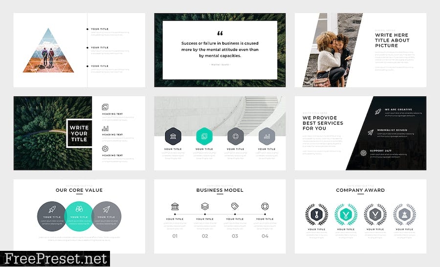 Geometry - Minimal Powerpoint Template 5S8JZ8V