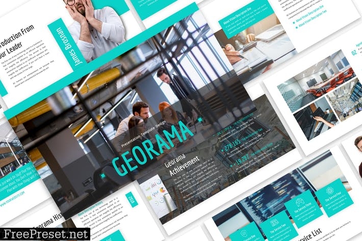 Georama - Business Template Prensentation YYPTQDB