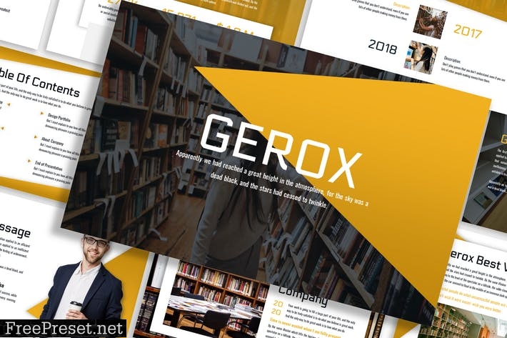 Gerox - Business Template Prensentation W4DDMNR