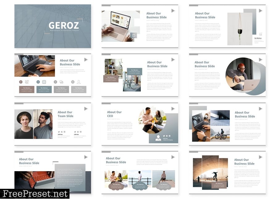 Geroz - Presentation Template XL4GLSX