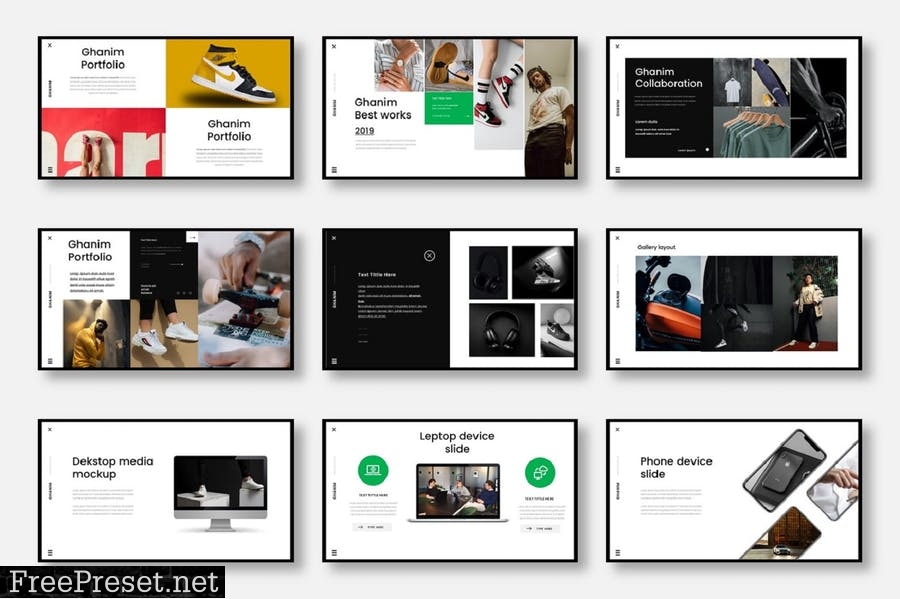 Ghanim – Business PowerPoint Template 4TWQHPU