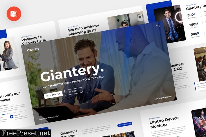 Giantery - Business Powerpoint Template AQ5F9Q7