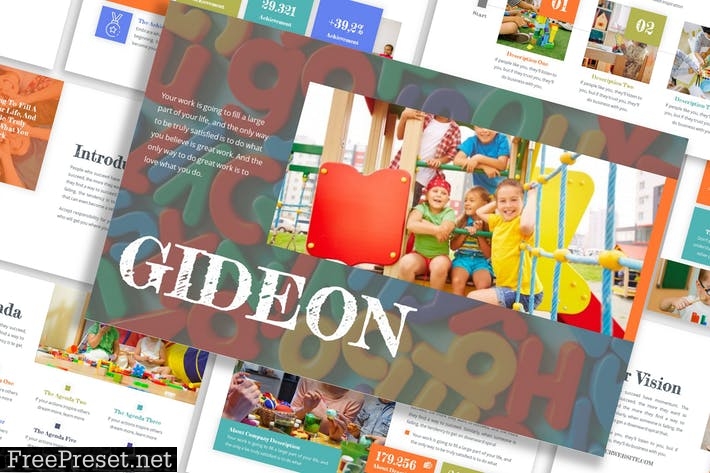 Gideon - Business Template Prensentation WDJD29W