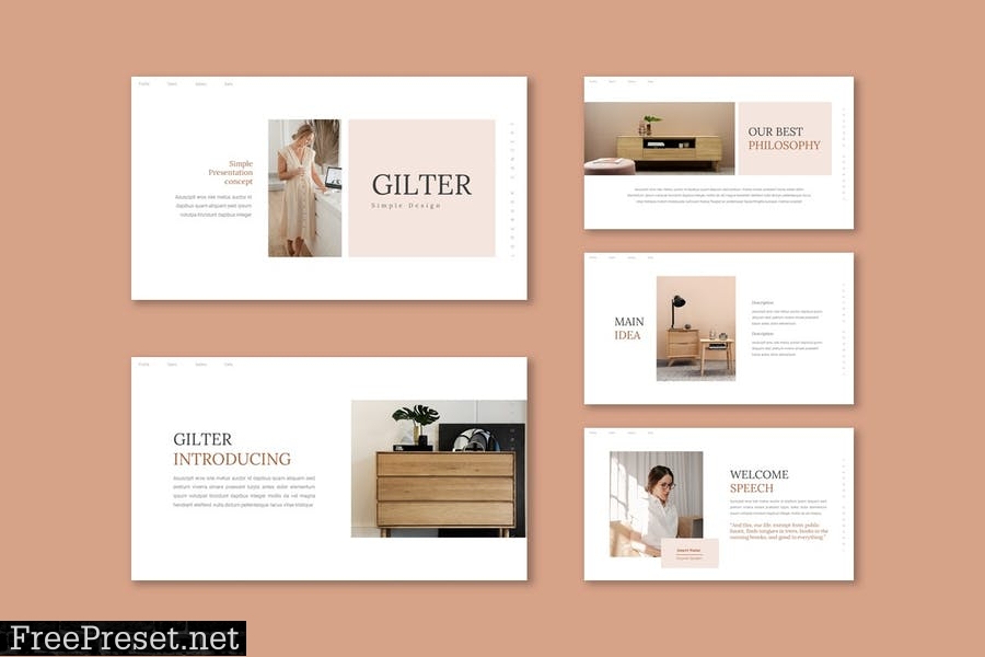 Gilter - Presentation Template YRBAYK6