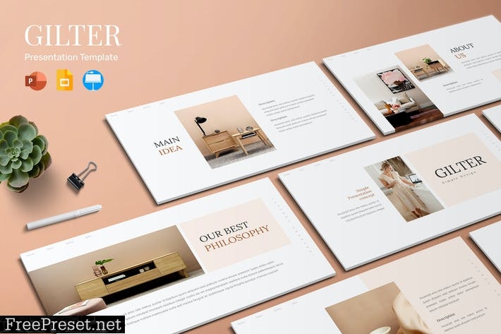 Gilter - Presentation Template YRBAYK6