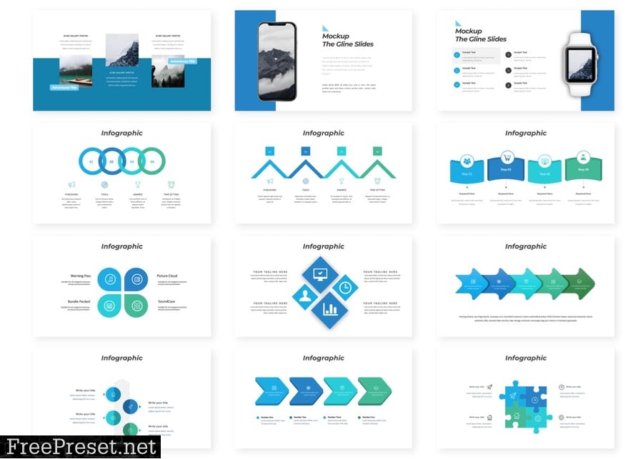 Gline - Presentation Template TQZJX75