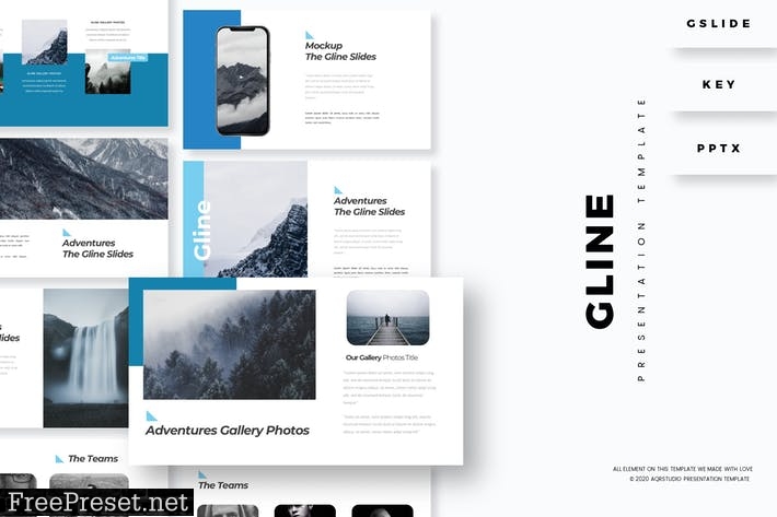 Gline - Presentation Template TQZJX75